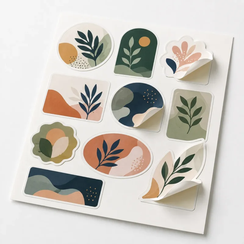 Custom printed stickers