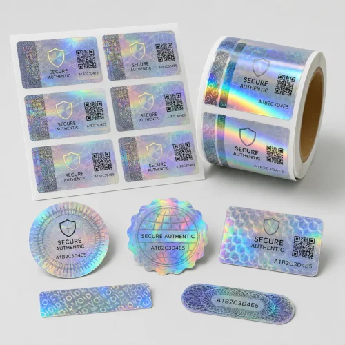 customholographicsecuritylabels | SZKAYU Packaging | Custom Labels stickers Cigarette Pouch Packaging Custom holographic security labels for anti counterfeit packaging