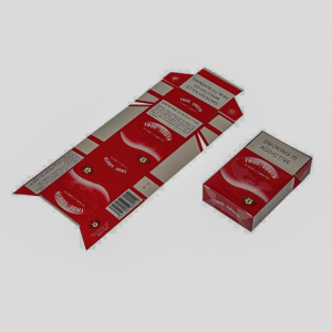 Custom Printed Cigarette Box Mockup | SZKAYU Packaging Custom printed cigarette box and unfolded packaging sample