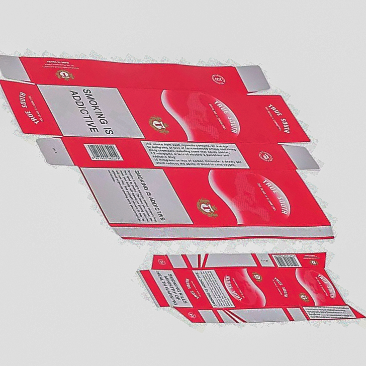 Printed Cigarette Packaging Layout Samples | SZKAYU Packaging Printed cigarette box layouts with custom graphics and finishes