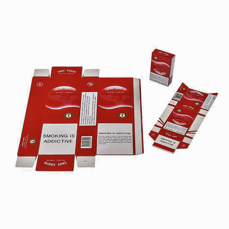 Custom Cigarette Box Packaging Samples | SZKAYU Packaging Custom cigarette box packaging samples and unfolded carton