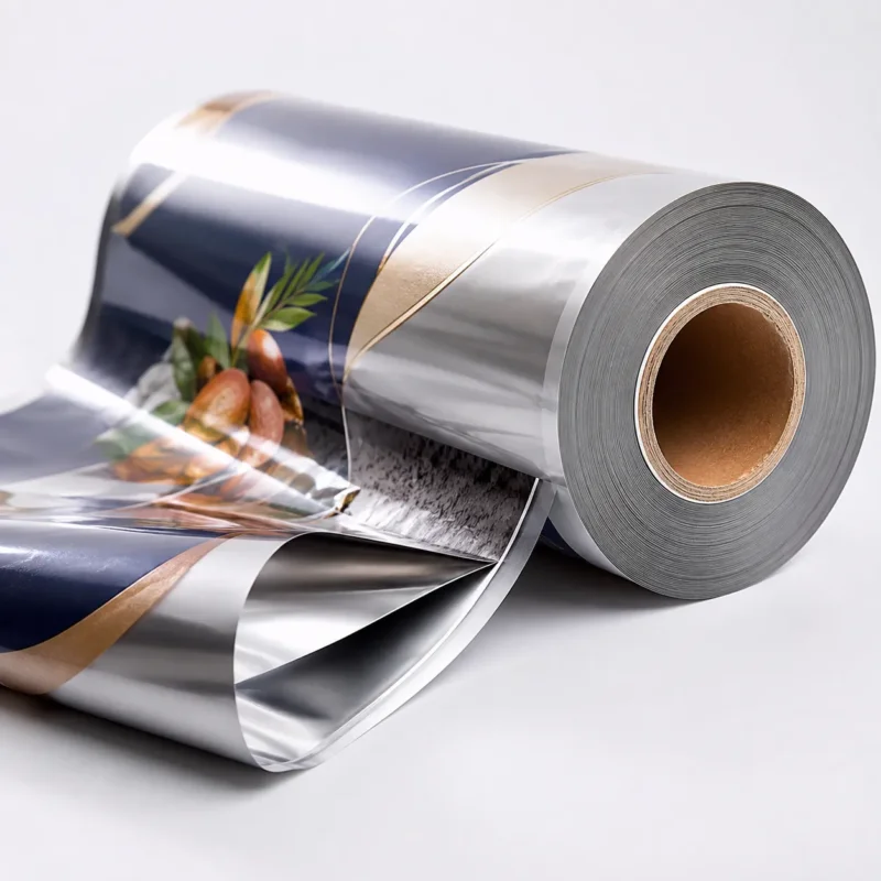 Flexible packaging rollstock film rolls